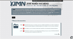 Desktop Screenshot of josemarianacarino.com